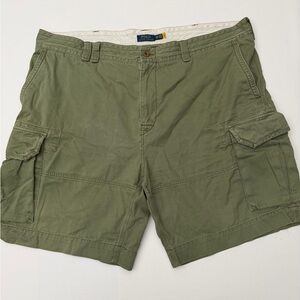Polo by‎ Ralph Relaxed Fit Gellar Green Cargo Shorts for Men